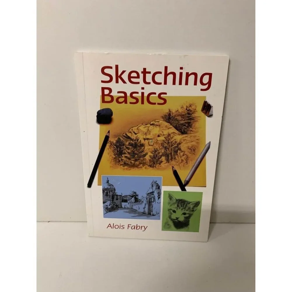Sketching Basics Book Paperback Artist DIY Drawing Educational Art Home School